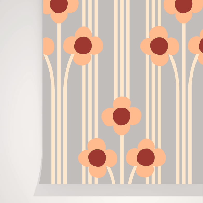 Papier peint pop nuage