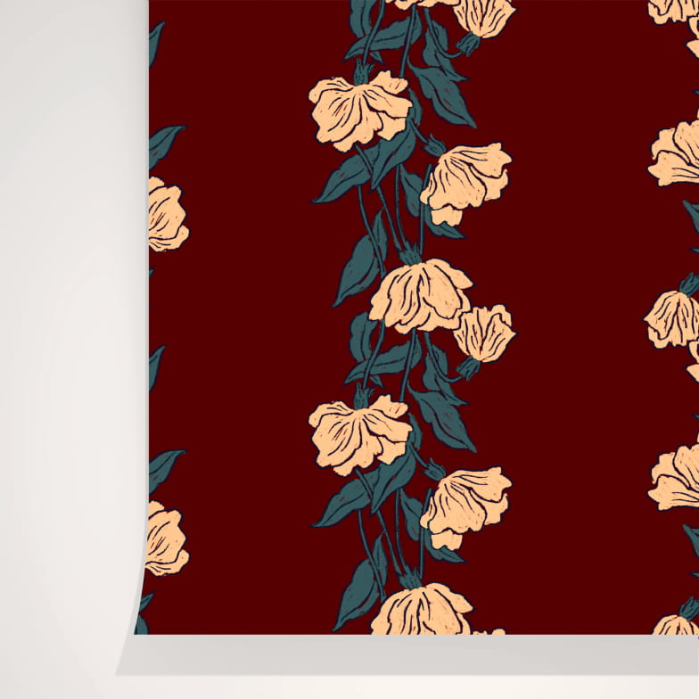 Papier peint Poppy velours