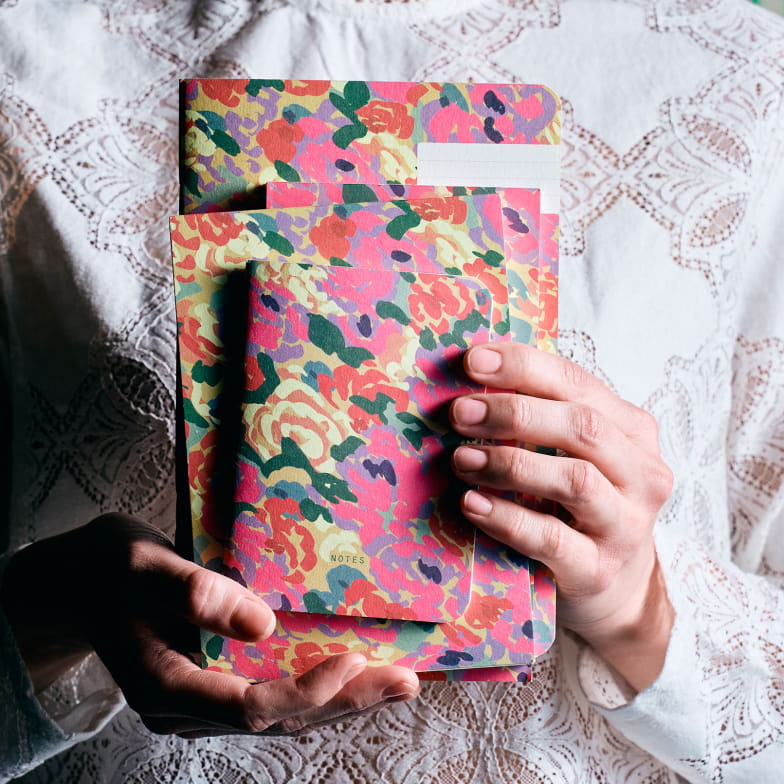 Carnet de poche Roseraie