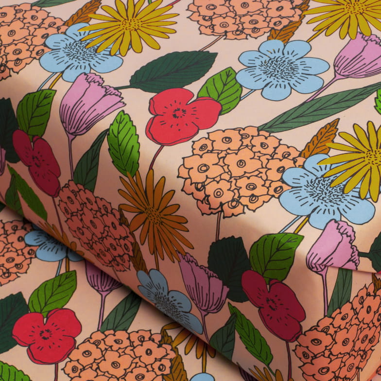 Papier cadeau printemps