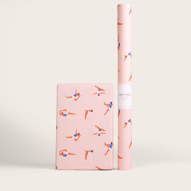 Papier cadeau yoga