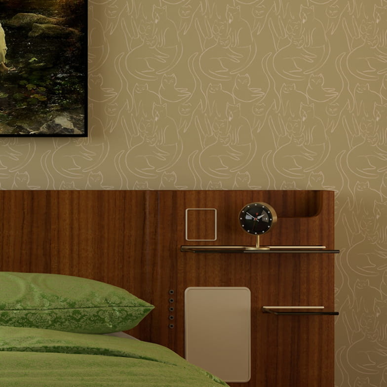 Papier peint Paresse argile