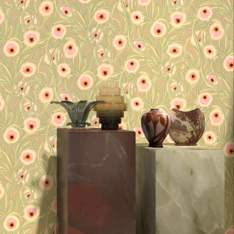 Entrelacs argile wallpaper