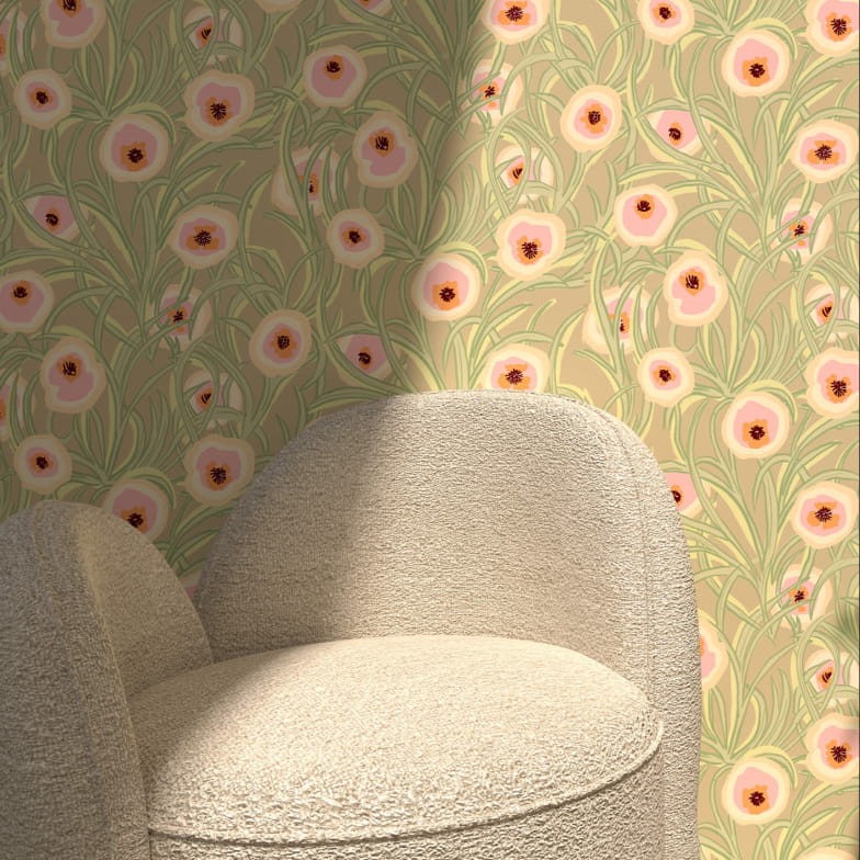 Entrelacs argile wallpaper