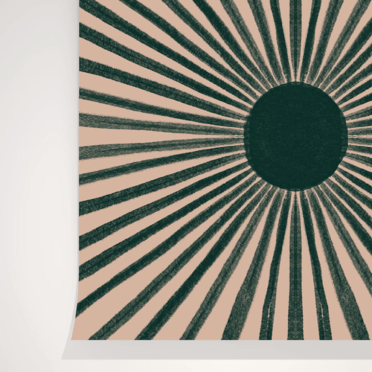 Papier peint farniente émeraude