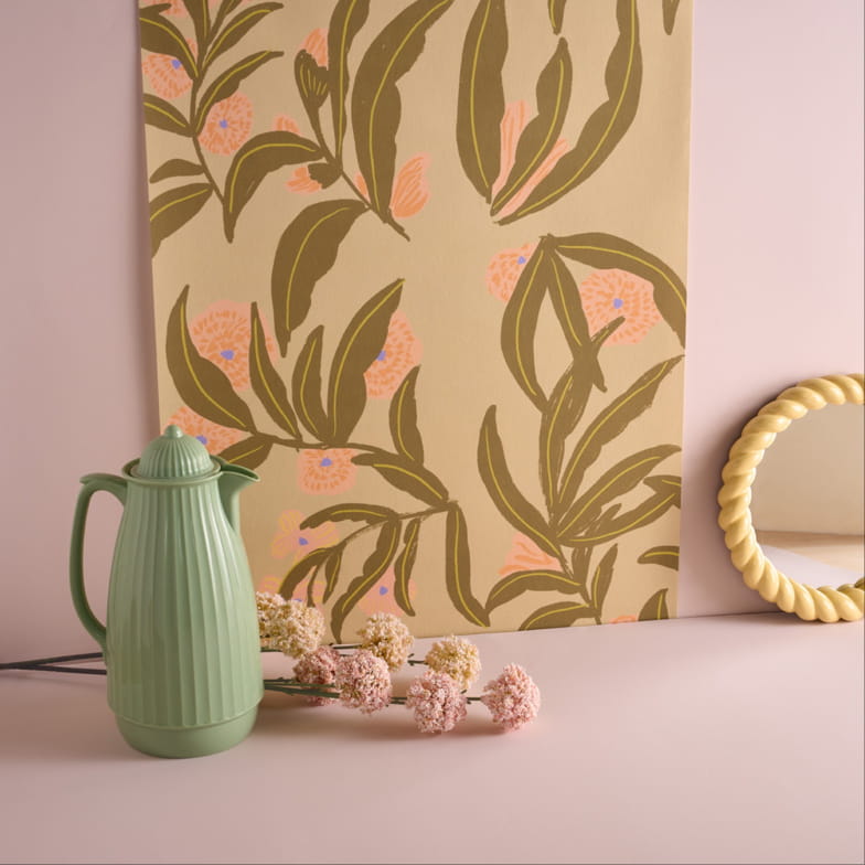 Garden argile wallpaper