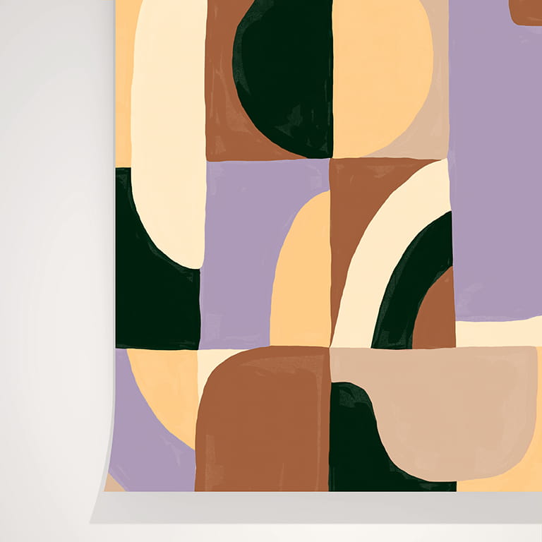 Patience lilas wallpaper