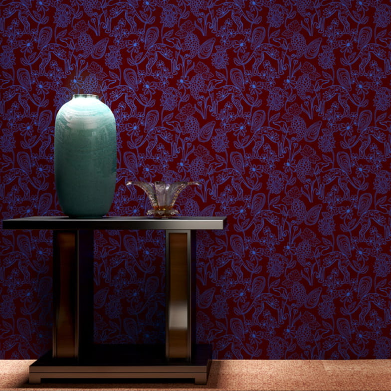 Papier peint Quattrocento velours