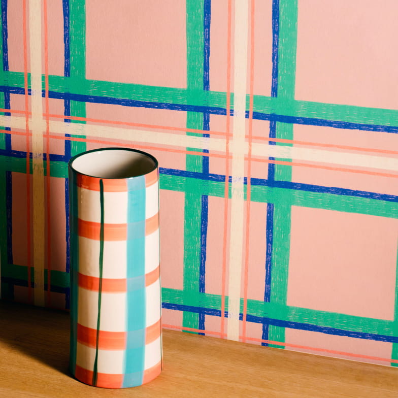 Papier peint Étoffe terre