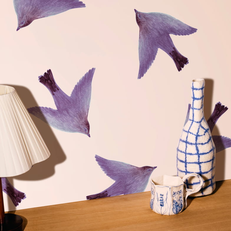 Papier peint l'oiseau