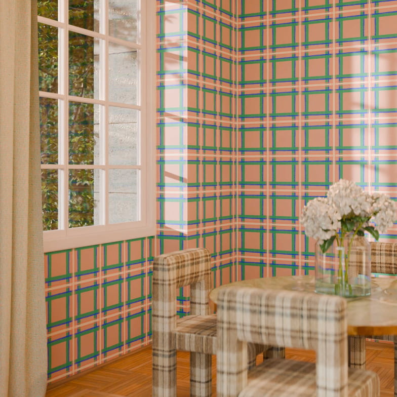 Papier peint Étoffe terre