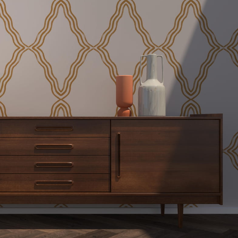 kit complément papier peint Danube