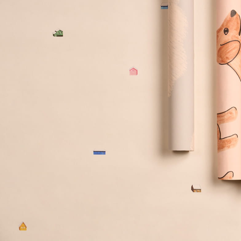 Papier peint maisons