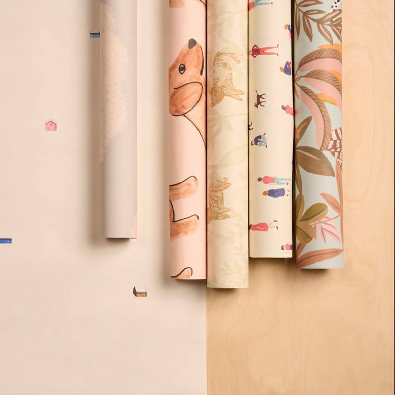 Papier peint maisons