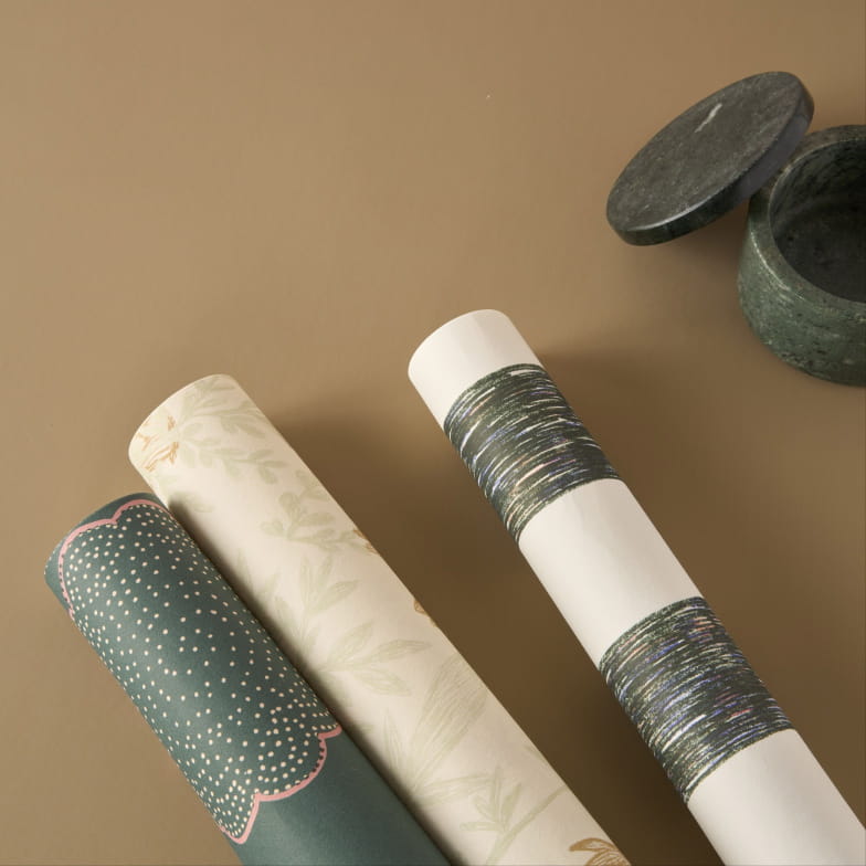 Lignes emeraude wallpaper