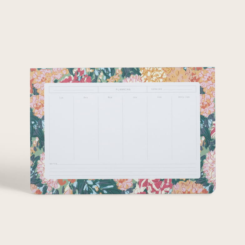 Cottage weekly deskpads