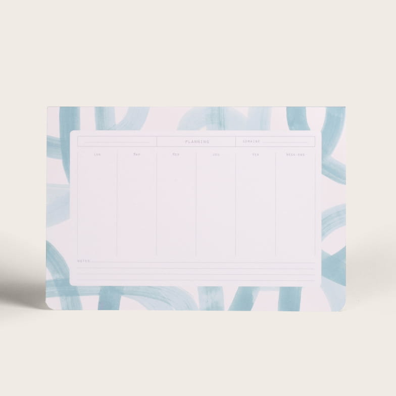 Detours weekly deskpad