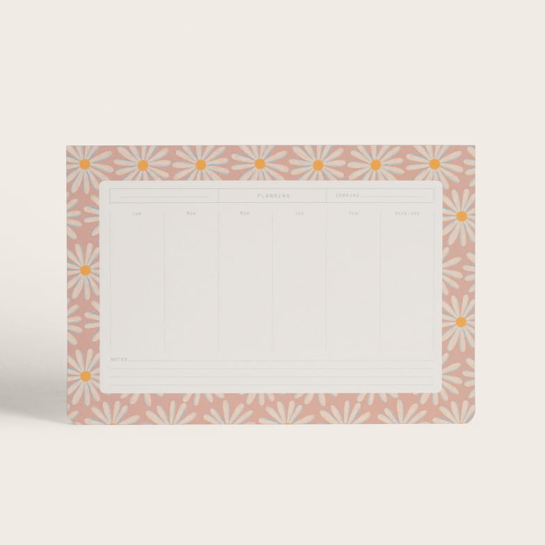 Passionnément weekly deskpad