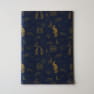 Blue A5 sewn spine notebook